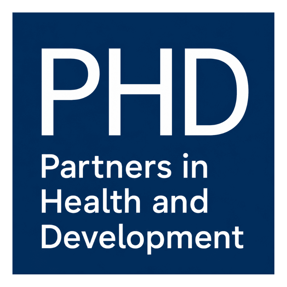 PHD - Partners in Health and Development logo